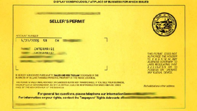 Photo of Seller License in California